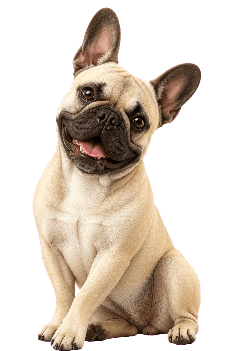 Französische Bulldogge Illustration