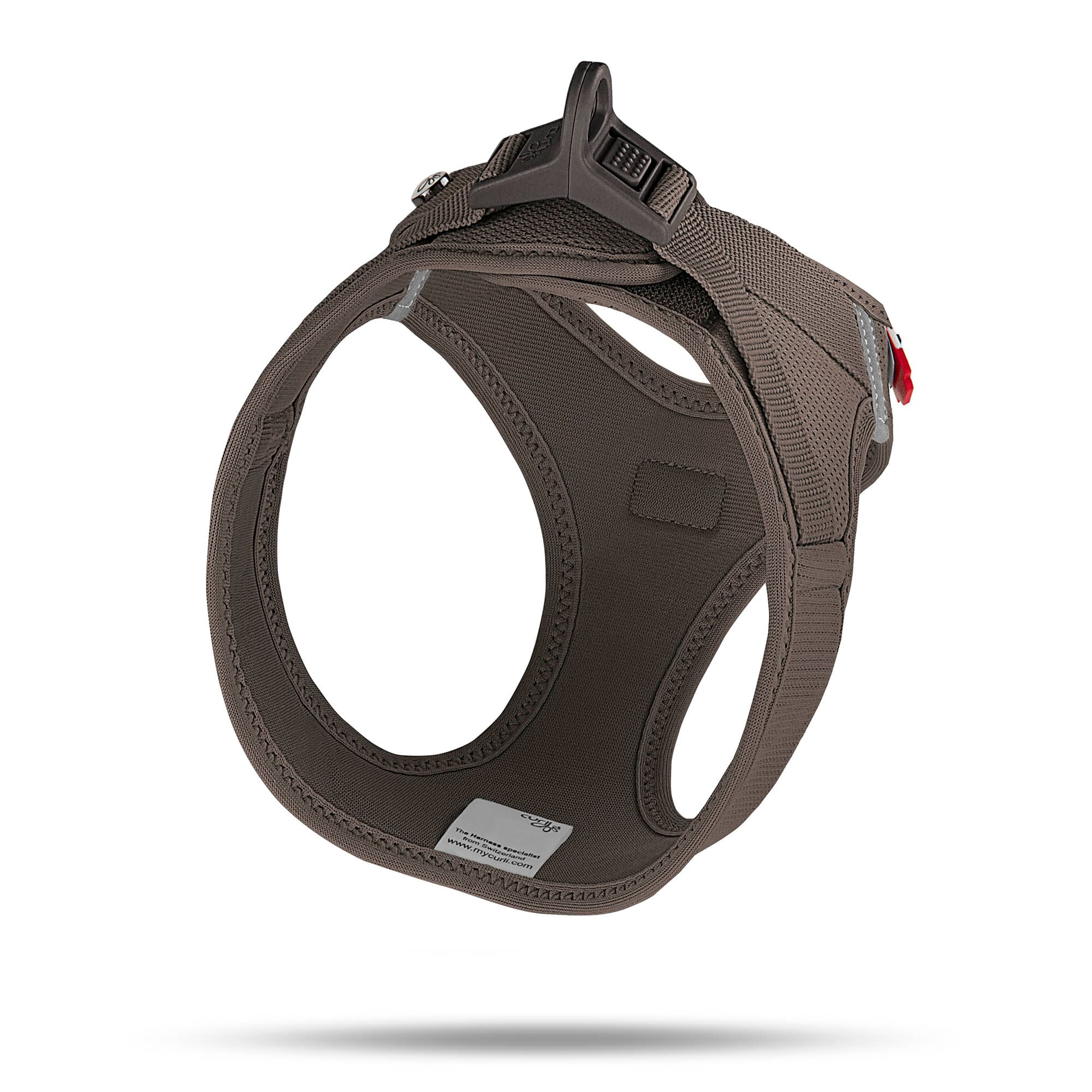 Curli Clasp Vest Geschirr Air-Mesh – Braun