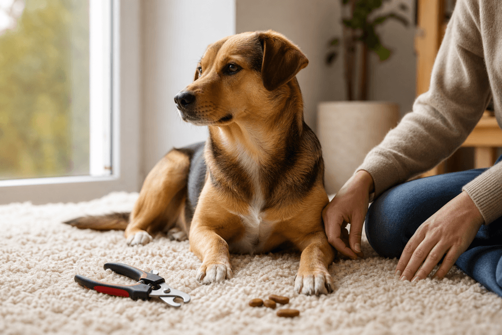 Krallen schneiden beim Hund: lieber Millimeter als Mutprobe