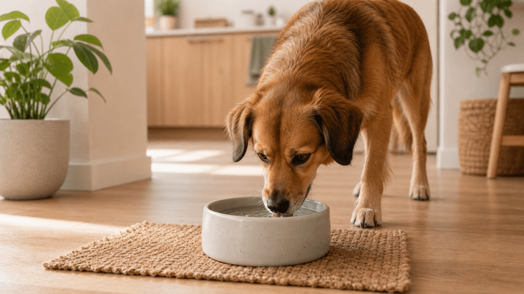 Wie viel Wasser trinkt ein Hund? Normal einschätzen, Napf sauber halten
