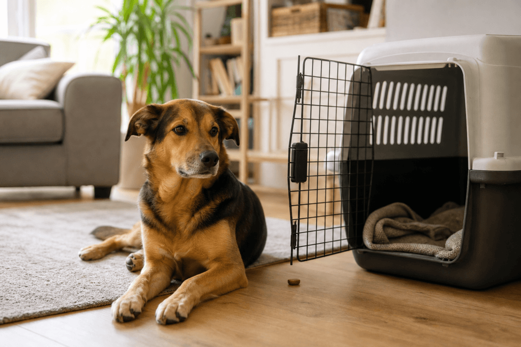 Hundebox positiv aufbauen: Rückzugsort statt Strafbank