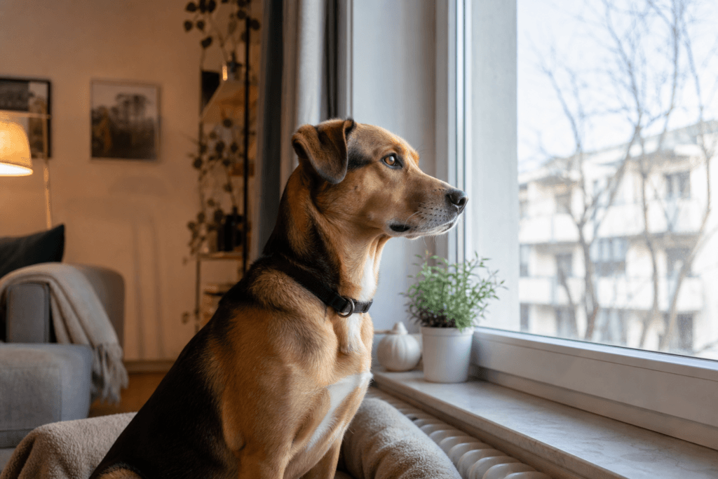 Hund bellt am Fenster: Ursachen verstehen und Ruhe üben